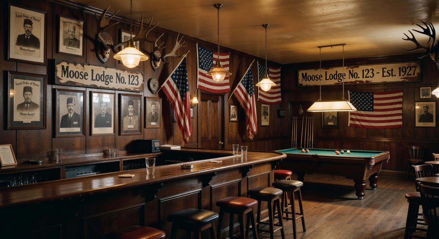 Lodge bar interior